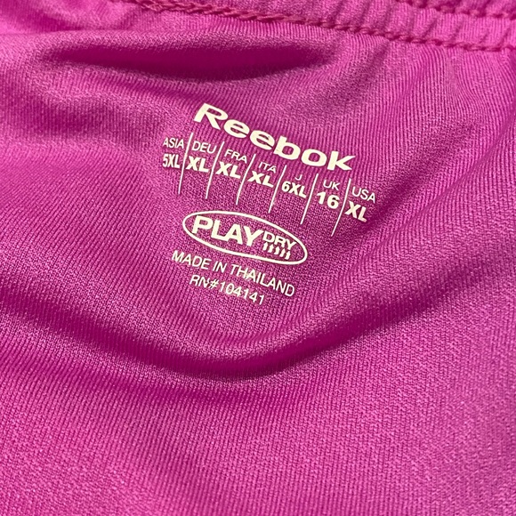 Reebok PlayDry Women’s XL Running Shorts Pink - Picture 6 of 6